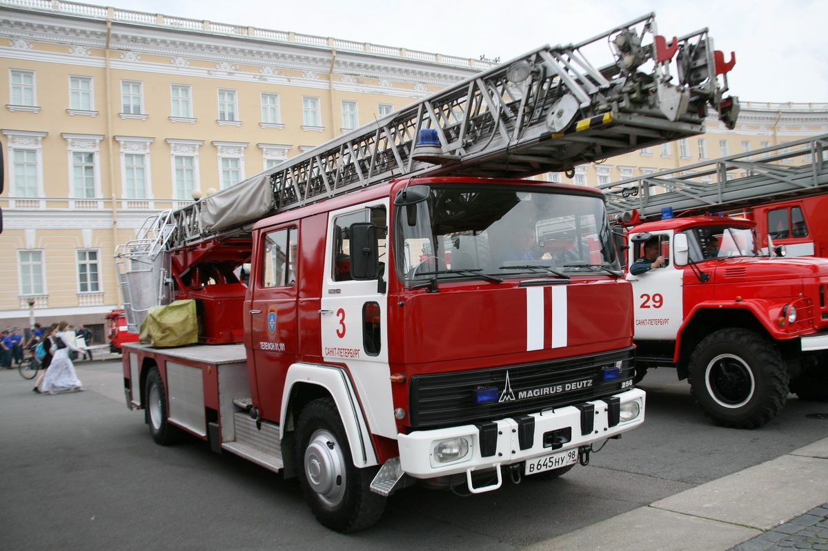 Длина пожарной лестницы в пожарной машине